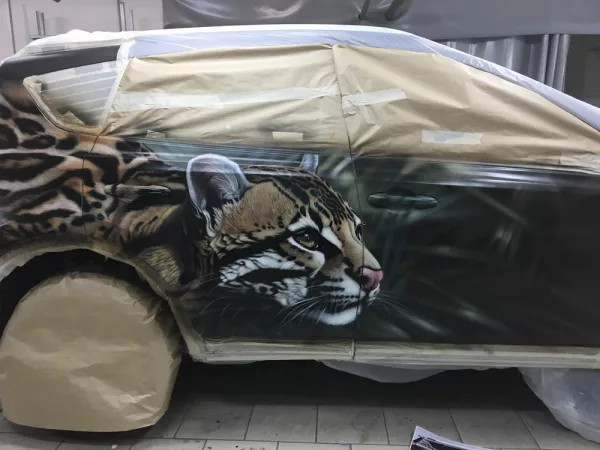 Авто и мото аэрография — Аэрография на авто и мото, работа №122