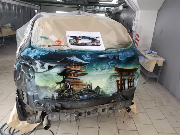 Авто и мото аэрография — Аэрография на авто и мото, работа №220