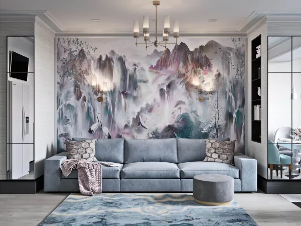 Роспись стен и интерьеров — Гостиные и спальни, работа №6